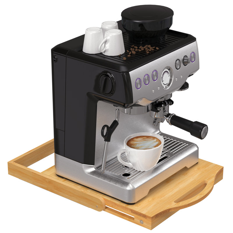 Millwood Pines Manorville Bamboo Kitchen Appliance Slider, Multipurpose